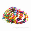 Ladies' Wooden Bracelet with Vintage African Style Colorful Hawaii Wooden Beads Bracelets